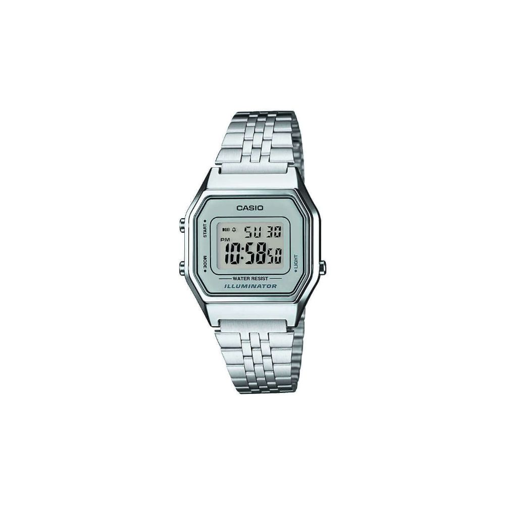 Casio Vintage Retro Silver Steel Watch LA680WEA 7EF Bannon Jewellers