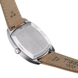 Tissot Stylist Quartz Silver Steel Light Brown Leather Strap 32mm Watch T1599091603100