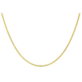 9ct Gold Round Disc Dog Tag Pendant