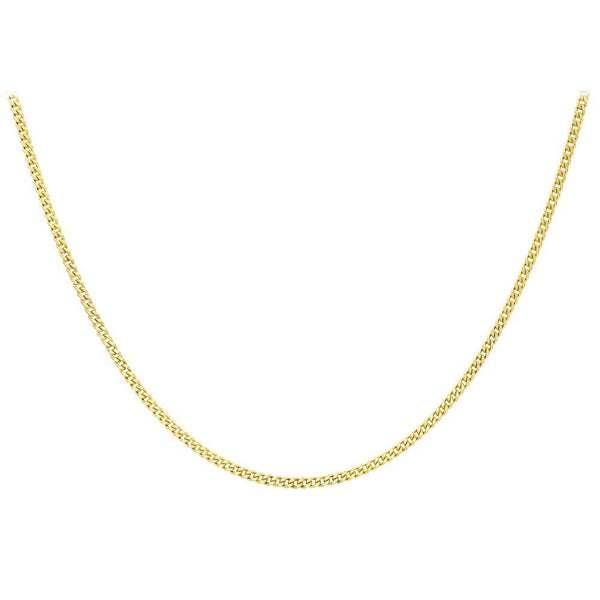 9ct Gold Round Disc Dog Tag Pendant