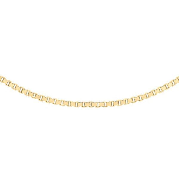 9ct Gold 20" Venetian Box Chain