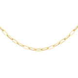 9ct Gold Paper Link Chain 20"