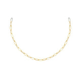 9ct Gold Paper Link Chain 20"