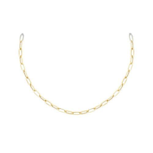 9ct Gold Paper Link Chain 20"
