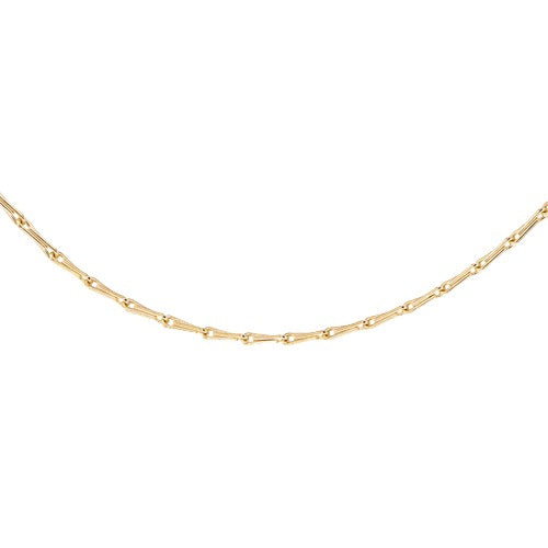 9ct Gold Wheat Shape Chain Necklace