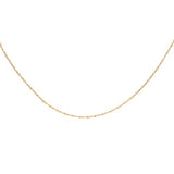 9ct Gold Wheat Shape Chain Necklace