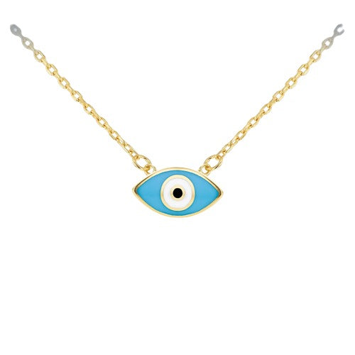 9ct Gold Evil Eye Necklace