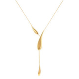 9ct Gold Three Teardrop Necklace