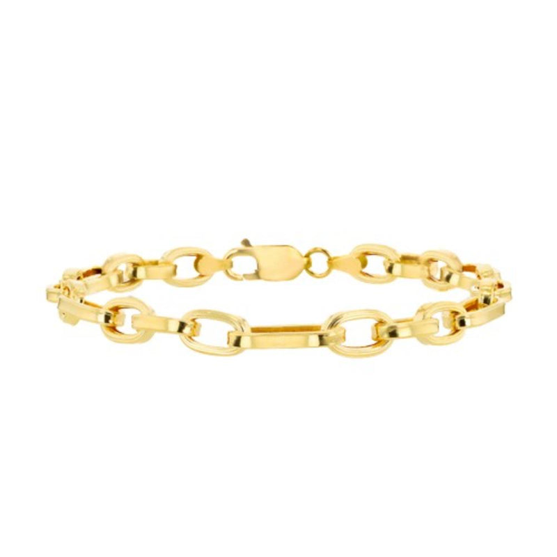 9ct Gold Fancy Figaro Bracelet