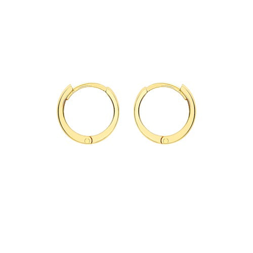 9ct Gold 8mm Huggy Hoop Earrings