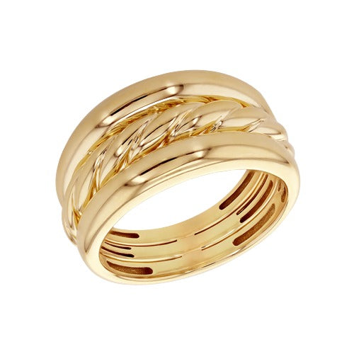 9ct Gold Large Protofusion Ring