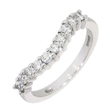 18ct Gold Eternity Shaped Diamond Ring