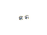 Carat London 9ct Gold Large Stud Earrings