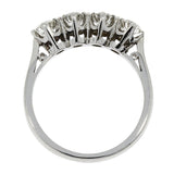 Platinum Four Stones Diamond Ring