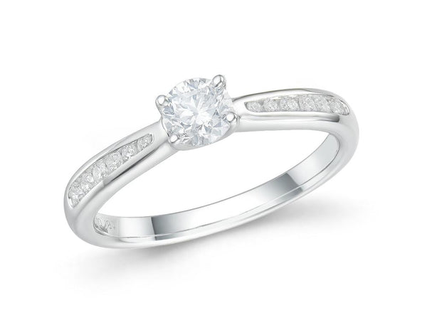 18ct White Gold 0.50ct Diamond Ring