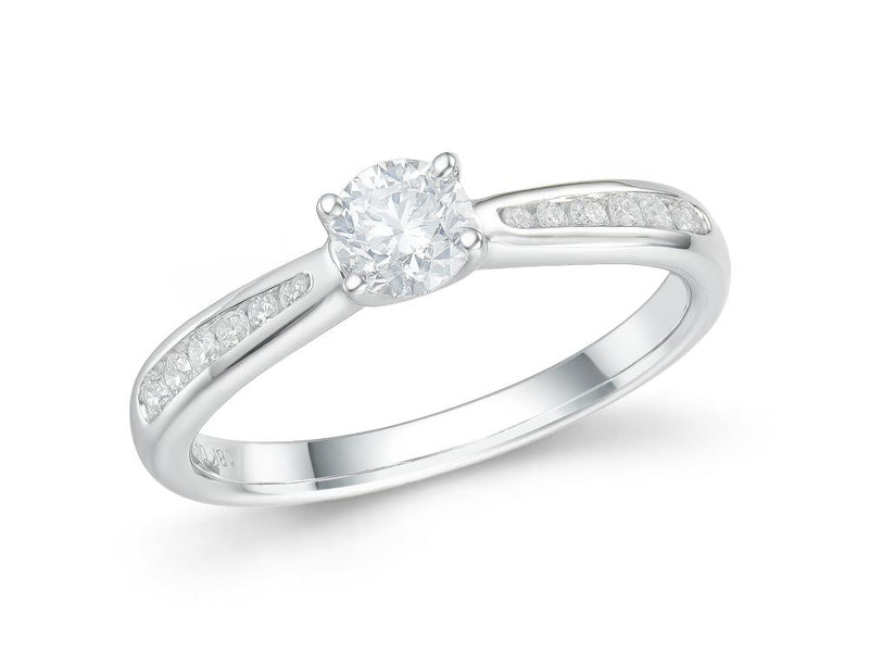 18ct White Gold 0.50ct Diamond Ring