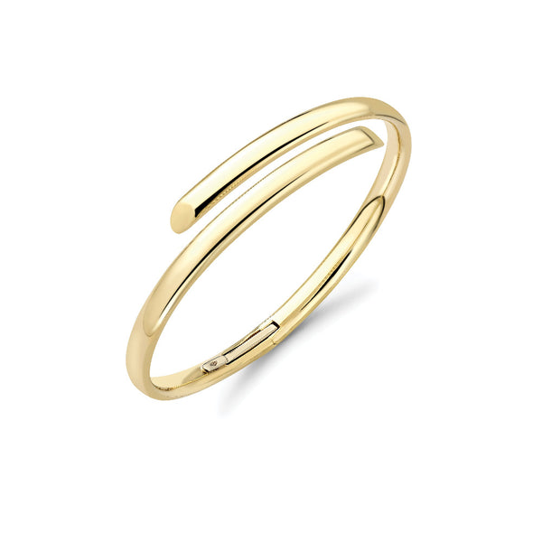 9ct Gold Crossover Bangle