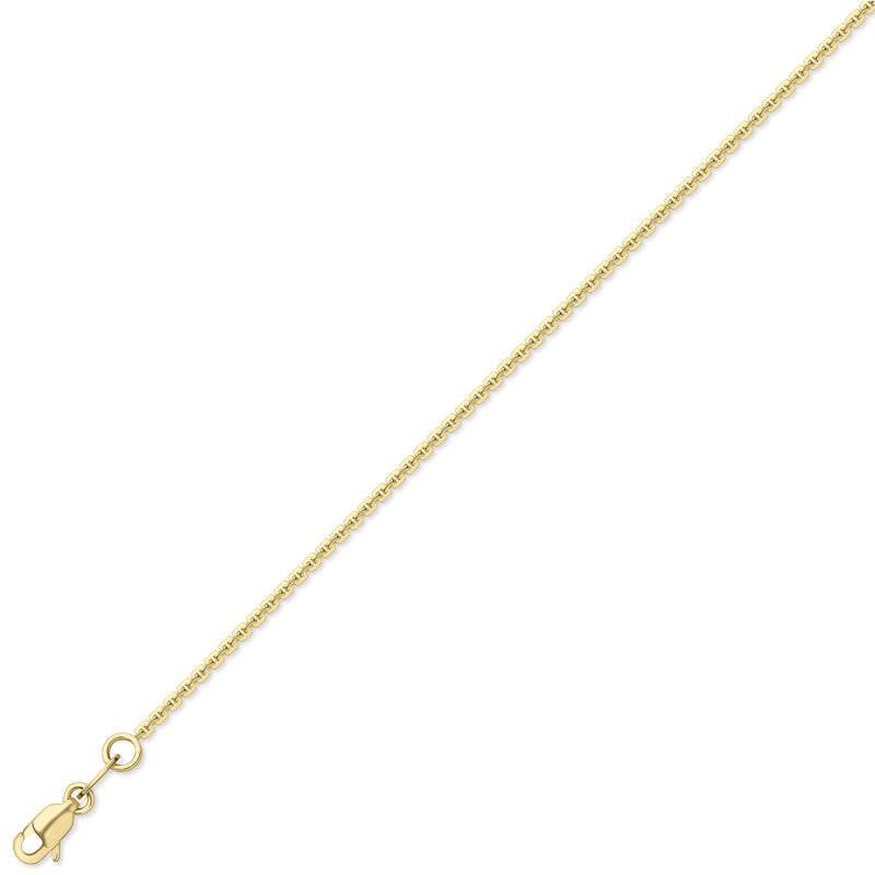 9ct Gold Heavy Square Trace Chain