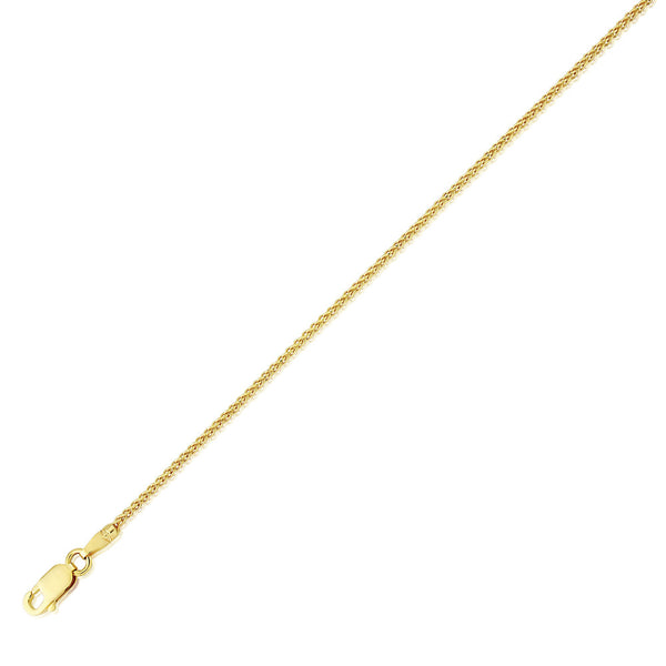 9ct Gold Spiga Chain 18"