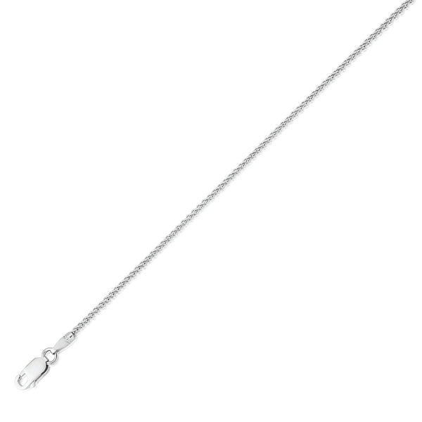 9ct White Gold Spiga Chain 20"