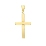 9ct Gold Polished Cross Pendant