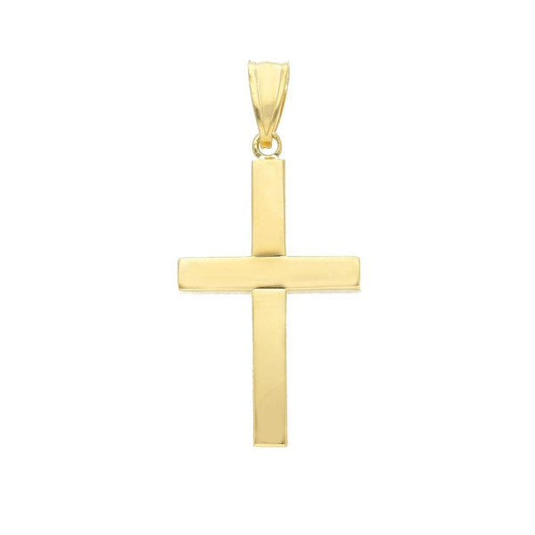 9ct Gold Polished Cross Pendant