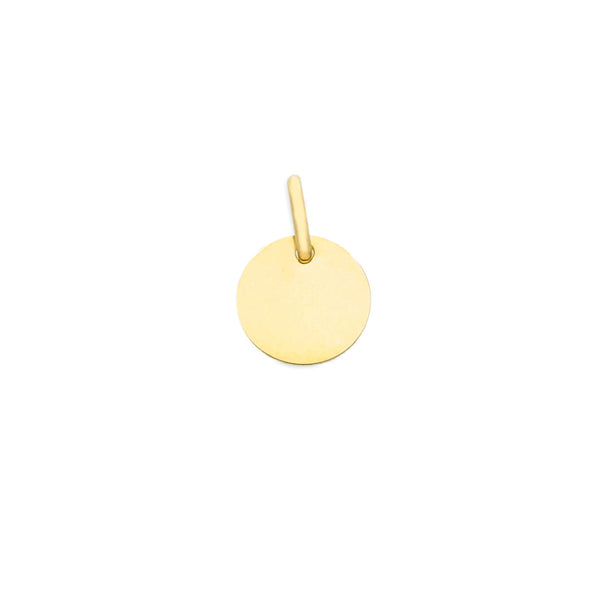 9ct Gold Small Disc Pendant