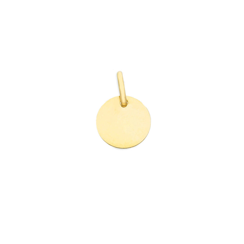 9ct Gold Small Disc Pendant