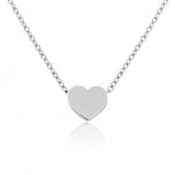 9ct Gold Heart Pendant Necklace