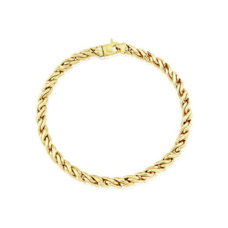 9ct Gold Bracelet 19cm