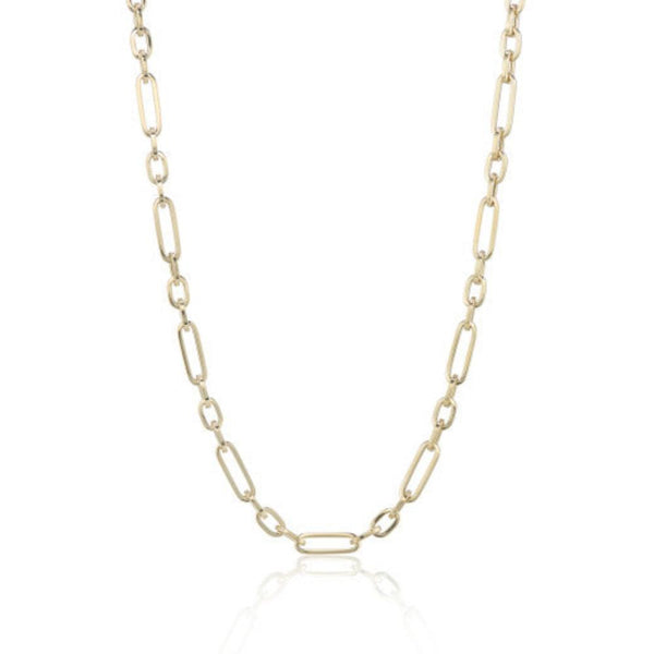 9ct Gold Link Necklace 18"