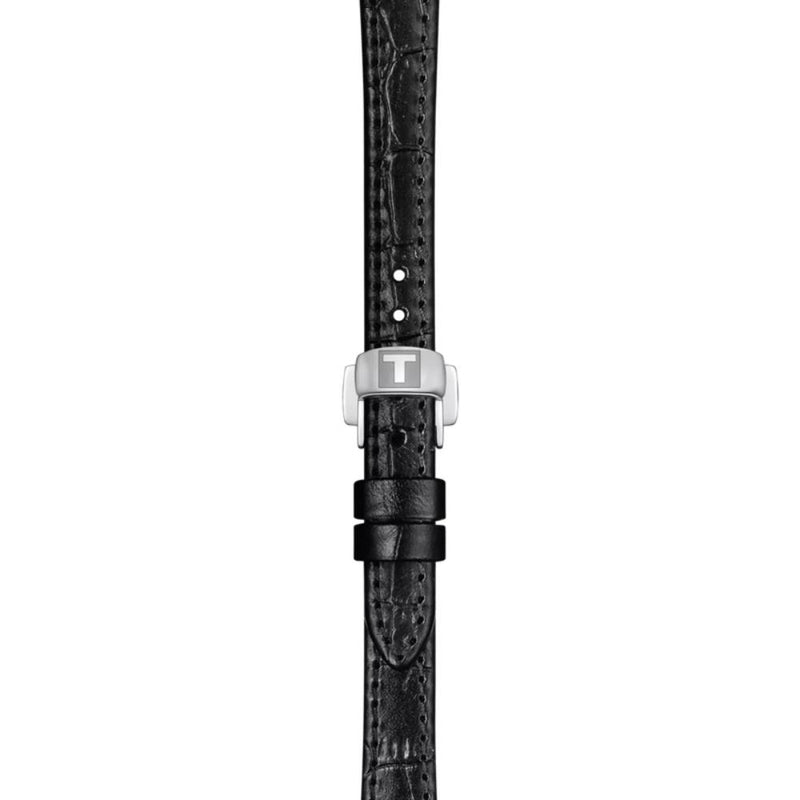 Tissot Bellissima Quartz Black Leather White Dial 26mm Watch T1260101601300