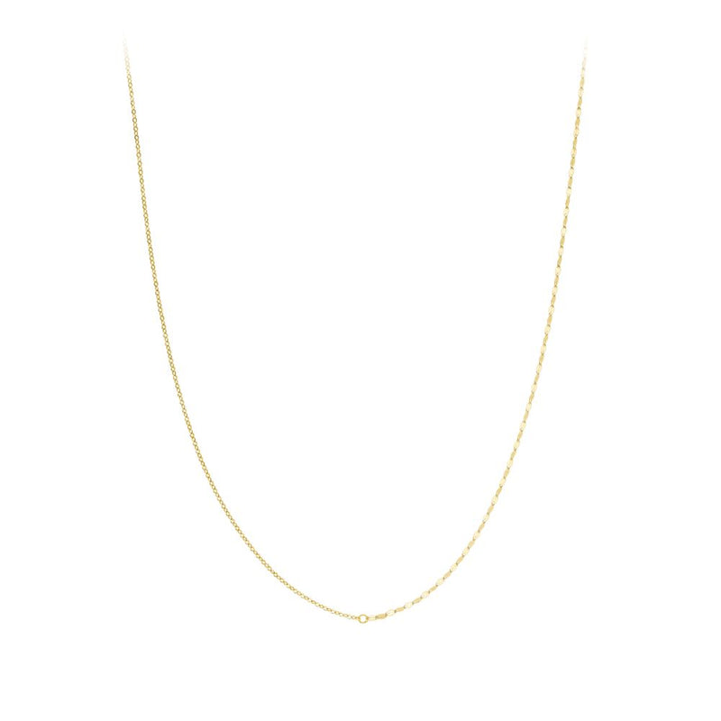 9ct Gold Trace Chain 18"