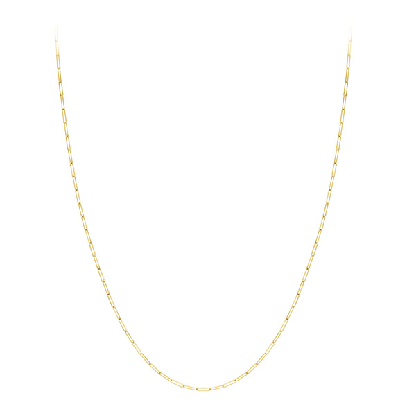 9ct Gold Paper Chain Necklace