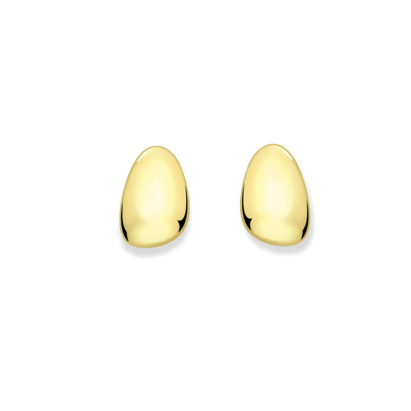 9ct Gold Polished Stud Earrings