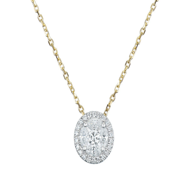 18ct Gold Diamond Necklace