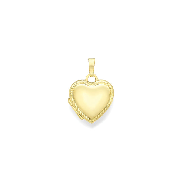 9ct Gold Heart Locket Necklace