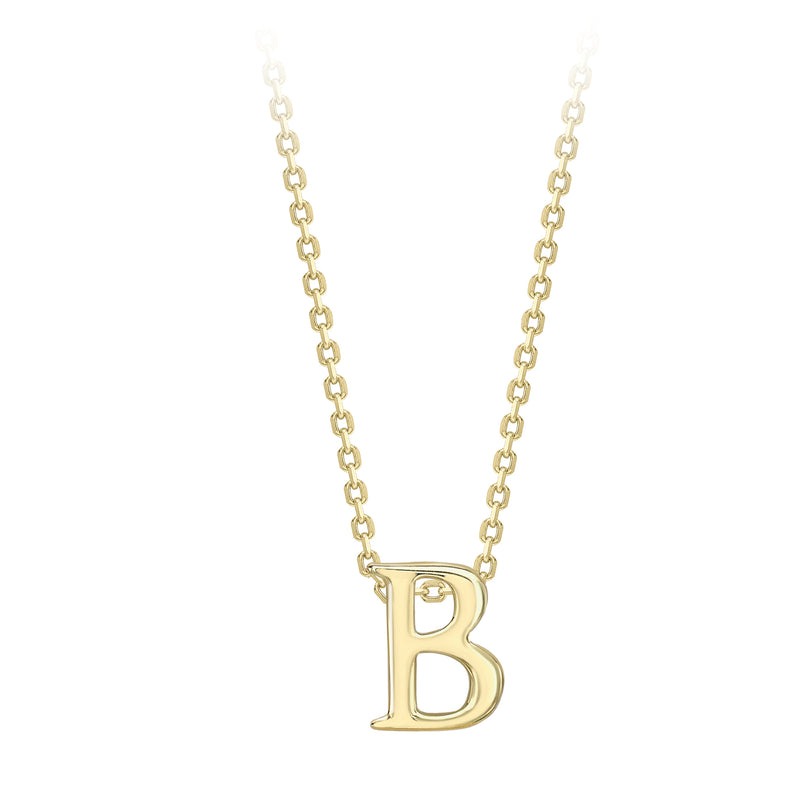 9ct Gold Initial Necklace