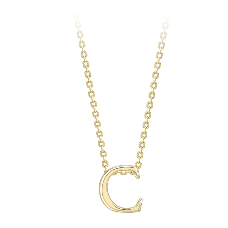 9ct Gold Initial Necklace