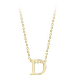 9ct Gold Initial Necklace