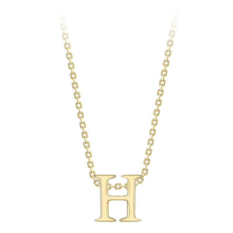 9ct Gold Initial Necklace