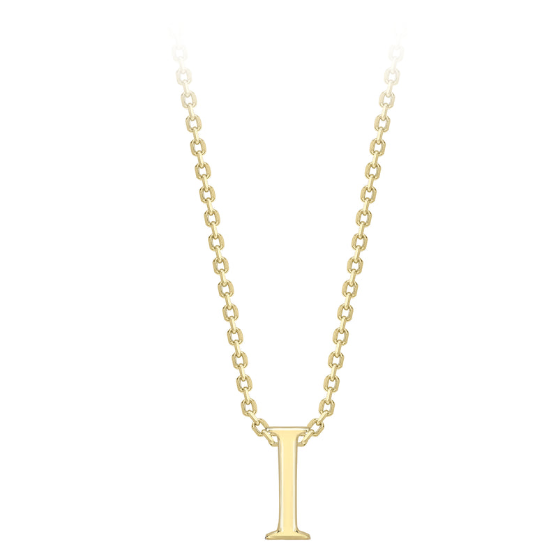 9ct Gold Initial Necklace