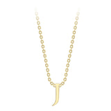 9ct Gold Initial Necklace