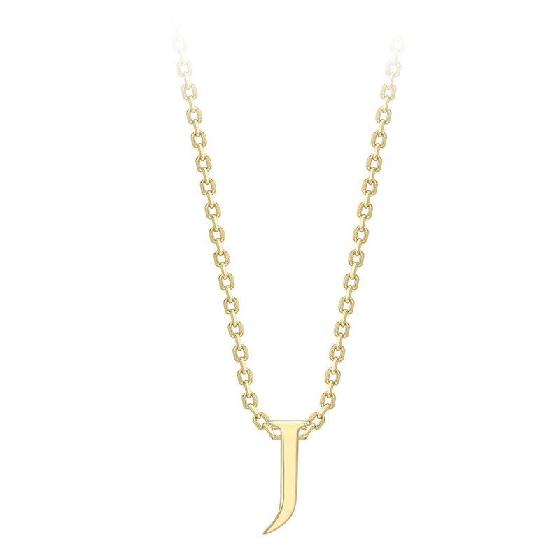 9ct Gold Initial Necklace