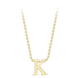 9ct Gold Initial Necklace