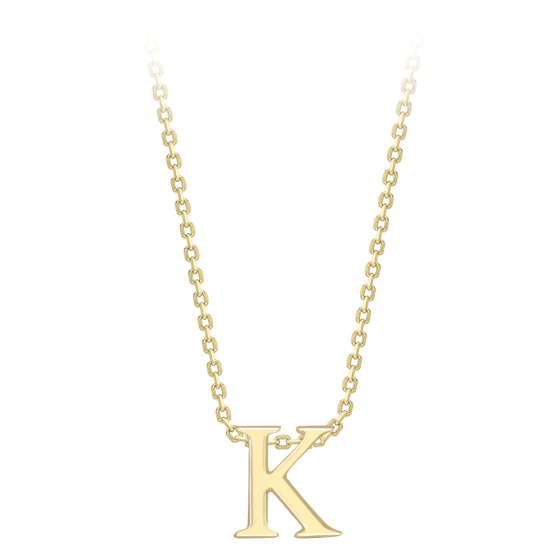 9ct Gold Initial Necklace