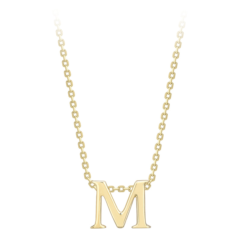 9ct Gold Initial Necklace