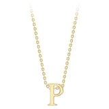 9ct Gold Initial Necklace