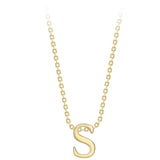 9ct Gold Initial Necklace