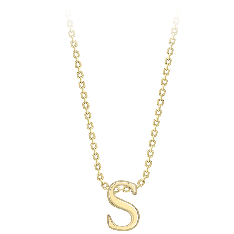 9ct Gold Initial Necklace